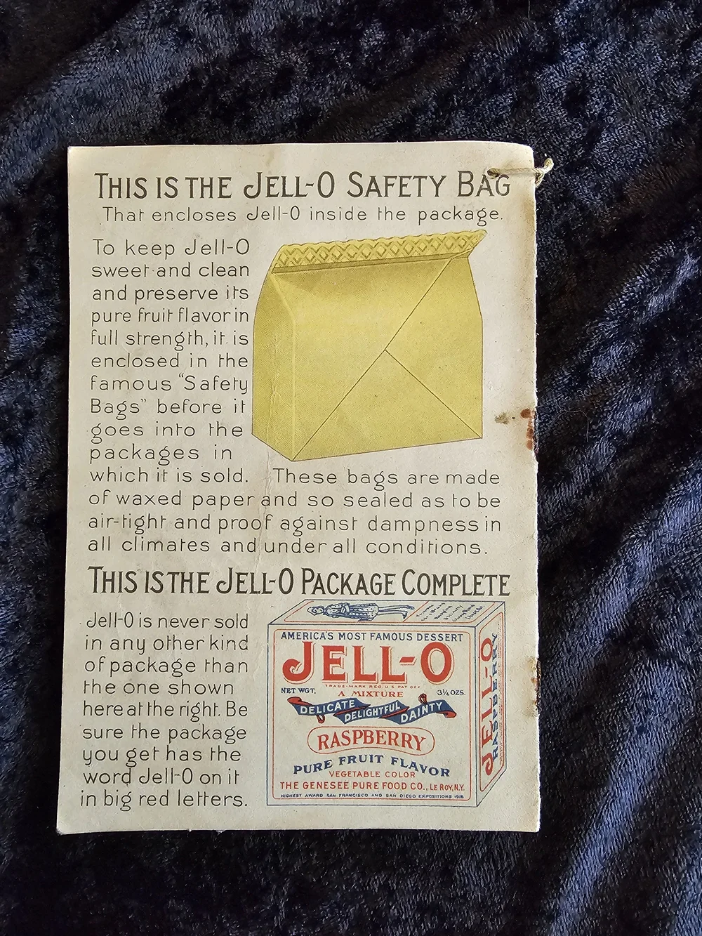 Vintage 1920s-1930s Advertising Cookbooks & Jell-O Pamphlets - Lot of 3